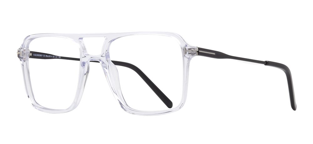GOLDBERRY Eyeglasses Teenage Man,Woman,Unisex Rectangular Full-Rimmed Acetate Unfiltered GB 4014-C.06